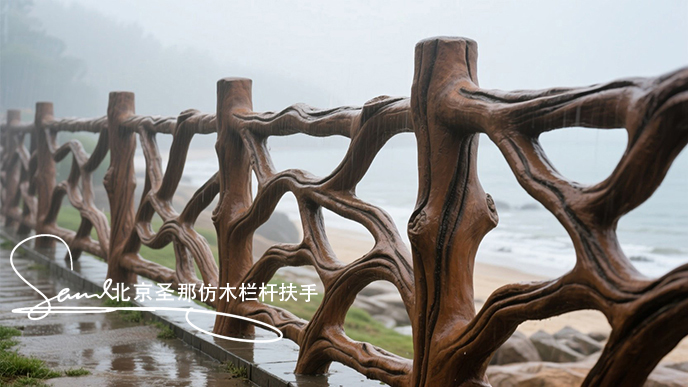 jimeng-2025-06-25-1786-正在施工制作的安全圍欄設(shè)計，線條流暢自然，給人柔和靈動之感。為空間增添活潑與藝術(shù)....jpeg