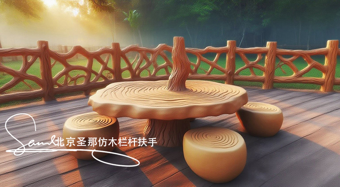 jimeng-2025-06-25-8483-正在施工制作的旅游區樓梯室外安全圍欄設計制作過程，美工正在施工制作，先用鋼筋焊接....jpeg